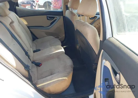 2013 Hyundai Elantra Gls z USA, uszkodzony, nr VIN 5NPDH4AE5DH349210